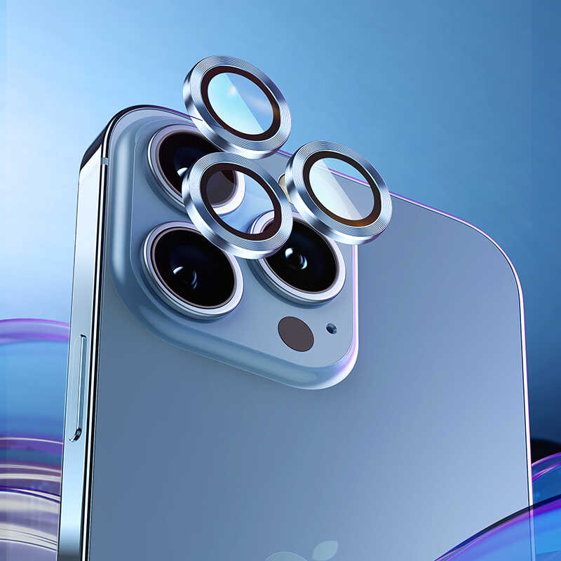 Benks New KR iPhone 13 Pro Max Kamera Lens Koruyucu - 5 Benks New KR iPhone 13 Pro Max Kamera Lens Koruyucu - 5